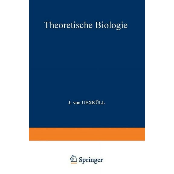 Theoretische Biologie, (Paperback)