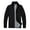 Black, variant on Men's Zipper Jacket Solid Color Mesh Lined Sports Coat Zipper Long Sleeve Sun Protection Fishing Sweatshirt