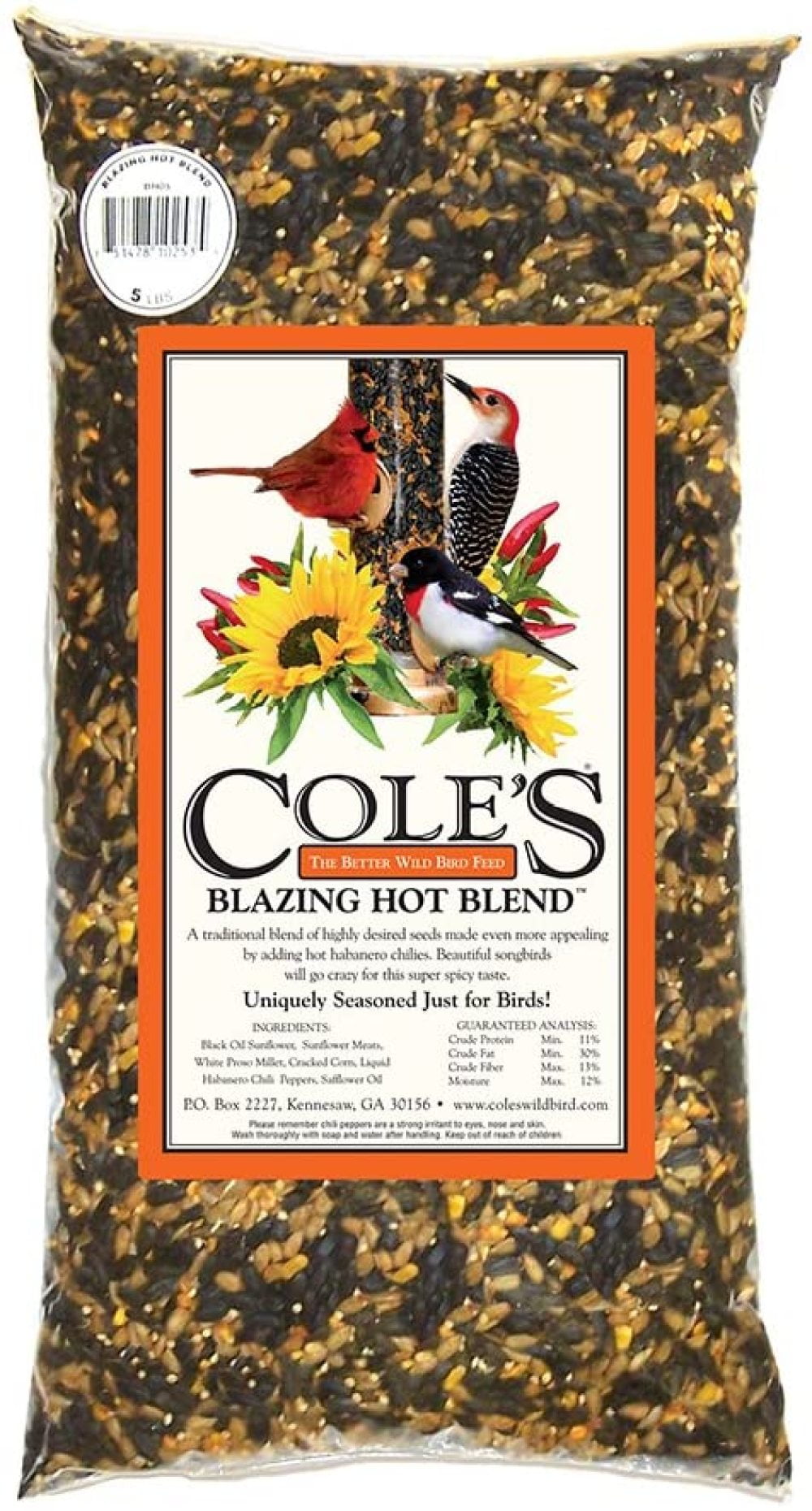 Coles BH10 Blazing Hot Blend Bird Seed 10-Pound 