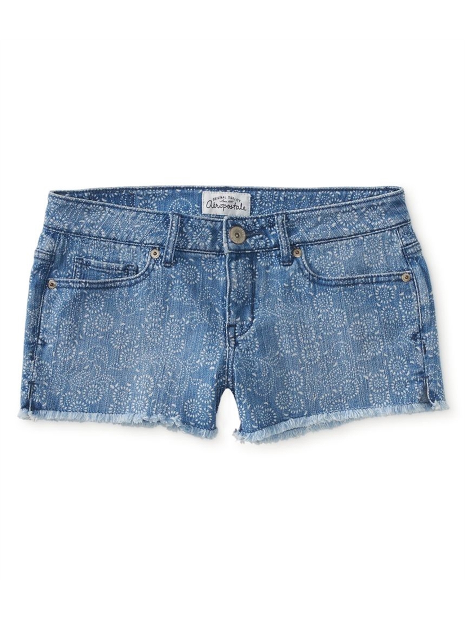 Aeropostale Juniors Bandana Print Cut 