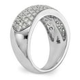 thumbnail image 6 of 14K White Gold Ring Band Wedding Diamond Round , Size 9, 6 of 7
