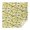 Yellow Lemon Fruit, variant on Mixed Fruits Leaves White Pattern Square Tablecloth,Waterproof Square Table Cover,Wipeable Spillproof Washable Table Cover for Home Kitchen Party Decor 42"X42"(107x107cm)