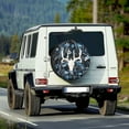 thumbnail image 2 of Yuyamidu Camo Hunting Spare tire Cover Blue Wheel Protectors Deer Wheel Covers Waterproof Universal Fit for Trailer RV SUV Truck Camper Travel Trailers, 2 of 5