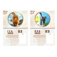 thumbnail image 2 of Calendario de escritorio TRKIYQC 2023 Gatos Buttholes, 2 of 8