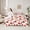 Red White Orange, variant on jejeloiu Cartoon Trash Car 7-Piece Bedding Comforter Set,Striped Plaid Dots King Bedding Sets,Modern Abstract Geometric Bed Sheets For Adults,Luxury Bedroom Decor Reversible