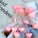 thumbnail image 1 of Cadena de luces LED de tela con forma de corazón para decoración de habitación de niña, cadena de luces con forma de corazón para San Valentín, 1 of 5