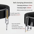 thumbnail image 4 of Titanium Alloy Magnetic Keychain - Anti-Lost Quick-Release Key Ring, Smart Locked Belt Keys Chain with Spring, 4 of 7