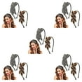 thumbnail image 1 of Guardoinrt 2pcs Hairband Flower Headdress Accessory Hair Hoop Fittings Decor Pretty 5Set, 1 of 6