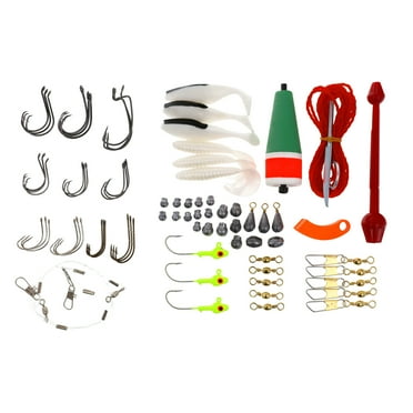 Eagle Claw South Coastal Saltwater Fishing Tackle Box Kit, Small, Clear
