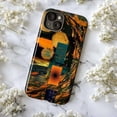 thumbnail image 5 of Surreal Galaxy Wave Dual Layer Phone Case – Cosmic Ocean Art with Sunset & Koi Fish for iPhone 16 15 14 13 12 11 Pro Max – Shockproof Protective Cover, 5 of 6