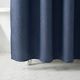 thumbnail image 3 of Unique Bargains Solid Color Linen-Like Shower Curtain Machine Washable Blue 71"W x 71"L, 3 of 5
