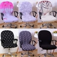 thumbnail image 6 of AFQH Office Computer Chair Cover Spandex Stretch Printed Office Chair Covers Anti-dirty Removable Washable Armchair Seat Slipcovers, 6 of 11