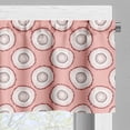 thumbnail image 3 of Ambesonne Fruit Valance Pack of 2, Sliced Lychee Pop Art Motif, 54"X12", Blush Pale Eggshell, 3 of 5