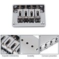 thumbnail image 1 of Keenso 4 String Guitar Bridge, Zinc Alloy Construction Not Easy To Damage Guitar Bridge, For Electric Guitar Bass, 1 of 8