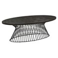 thumbnail image 1 of INK+IVY Mercer 47.5" Mid-Century Metal and Wood Coffee Table - Matte Black, 1 of 7