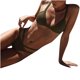 thumbnail image 1 of Bikini de mujer sexy Empalme sólido Traje de baño de dos piezas Traje de baño Conjunto de ropa de playa Fridja  nalpqowj21742, 1 of 4
