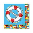 thumbnail image 2 of Beistle 5" x 5" Nautical Beverage Napkins 64/Pack 58161, 2 of 3