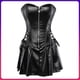 thumbnail image 1 of Corsé con cremallera Europa y Estados Unidos corsé sexy con cintura de falda corta vestido de palacio ropa moldeadora de cuero, 1 of 5