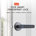 thumbnail image 2 of WAFU Fingerprint Door Lock 4 Unlocked Ways tuya BT Connection APP Unlock Password Unlocking for Homes Apartments, 2 of 9