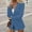Blue, variant on Axiiglly Blazers for Women Loose Fit Work Office Suit Jacket Long Sleeve Business Casual Outfits Cotton Button Open Front Blazer Jackets Solid Color Long Suit Jackets with Pockets