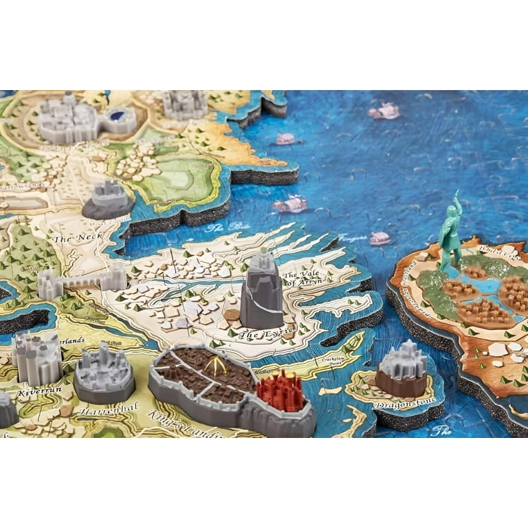 Game of Thrones 4D Puzzle of Westeros & Essos 891 Pieces - Spanish