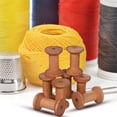 thumbnail image 3 of 20pcs Empty Thread Spools Wood Spools Thread Holders Empty Ribbon Spools Yarn Spools Sewing Supplies, 3 of 9