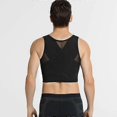 thumbnail image 2 of Men Compression Corset Body Shaper Tank Tops Vest Three-breasted Slimming Shapewear Undershirt, 2 of 4