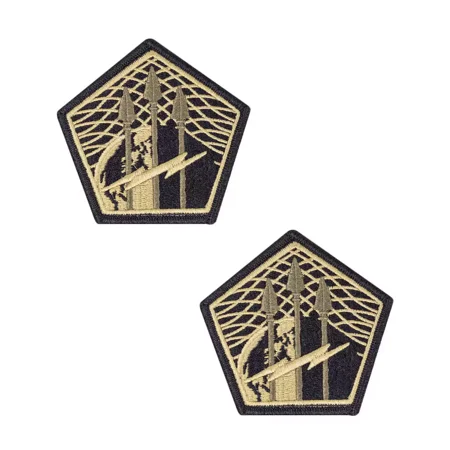 US Army Patch Cyber Command Embroidered on OCP Uniform Official Licensed - 2pcs
