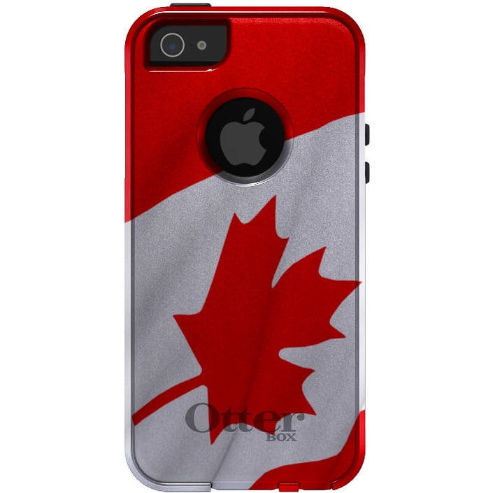 DistinctInk Custom White Grey OtterBox Commuter Series Case for Apple iPhone 5...