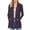 Dark Purple, variant on Povozer Women's Open Front Casual Long Sleeve Knit Classic Sweaters Cardigan with Pockets(Dark Gray,XXL)