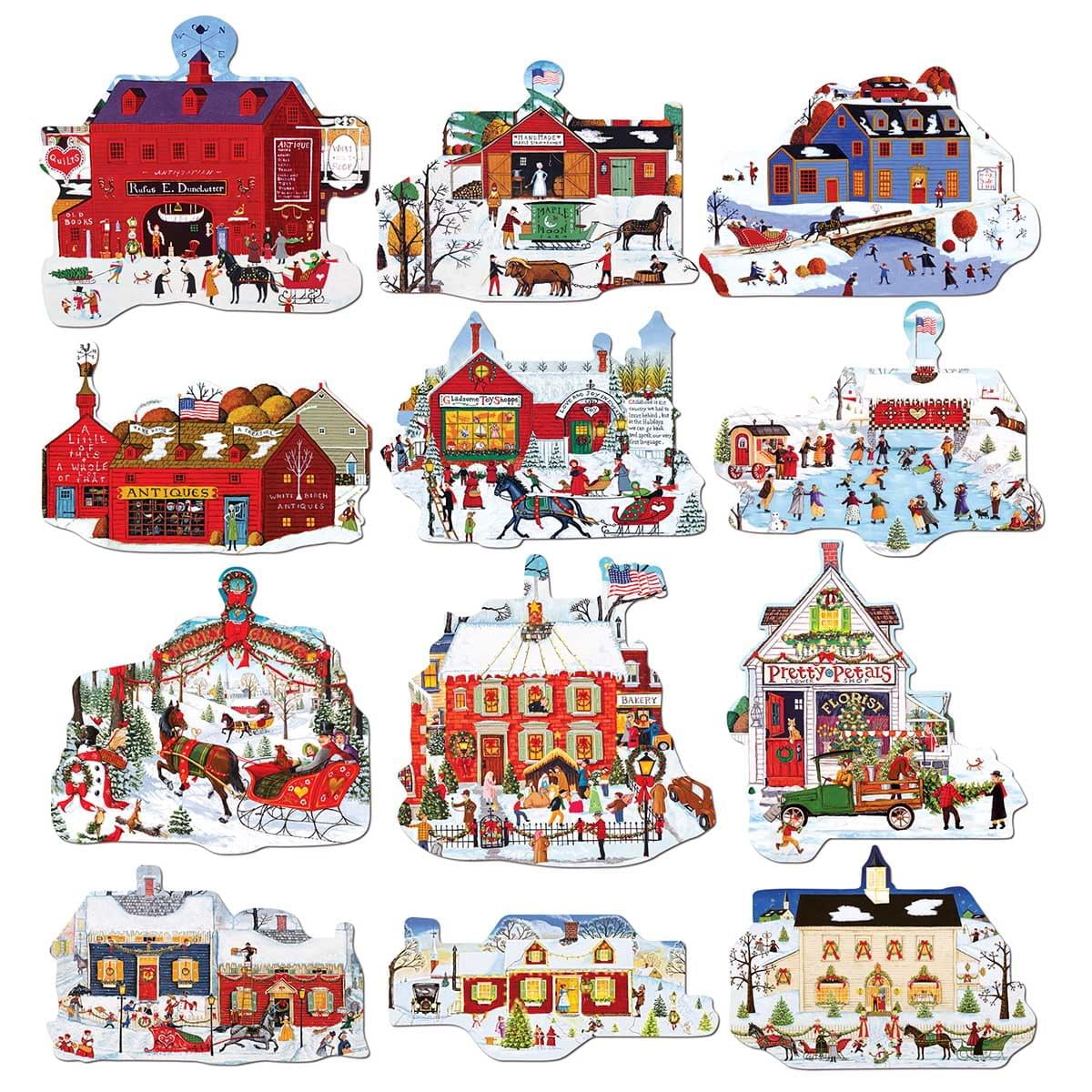 set of 12 mini puzzle sets
