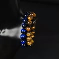 thumbnail image 5 of K-KED Natural Tiger Eye Beads Stone Bracelets for Men Women Natural Bead Bracelet-8 mm-Yellow Tiger Eye's, 5 of 9
