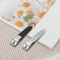 thumbnail image 5 of Unique Bargains 9 Pcs Net Pattern Nail Clippers Set Toenail Clippers Silver Tone, 5 of 6