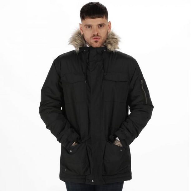 Regatta - Chaqueta estilo parka modelo Originals Ardwick para hombre (Negro) Regatta UTRG2945_P