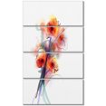 thumbnail image 2 of Fleurs de Couleur Douce sur Fond Blanc - Grande Impression sur Toile Florale, 2 of 3