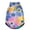 Abstract Flowers, variant on Pet Winter Coat Snow Zipper Clothing Cold Weather Dog Vest Warm Puppy Coat Abstract Flowers