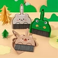 thumbnail image 2 of Mini Broom Dustpan Kids Cute Cartoon Small Cleaning Set Pretend Play Toys Toddler Little Housekeeping Helper Set Frog, 2 of 5