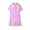 Pink, variant on Odeerbi 3-14 Years Kids Girls One Piece Athletic Training Swimsuit Summer Beach Surfing Swimsuit Cute Beachwear Round Neck Short Sleeve Rash Guard Swim Jumpsuit