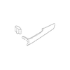 Genuine OE Porsche Handle Cover - 987-555-271-02-FSG