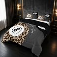 thumbnail image 3 of Erosebridal 8 Ball Queen Comforter Set Gray Comforter Sets Queen, Gray Solid, Black Reversible 3-Piece 1 Comforter and 2 Pillowcases, 3 of 6