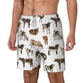 thumbnail image 2 of Balery Cow Mens Swim Trunks Swim Shorts for Men Quick Dry Inseam Beach Shorts with Compression Liner Pocket-XX-Large, 2 of 9