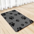 thumbnail image 2 of MK Gdledy Dog Food Mat-Absorbent Dog Mat for Food and Water, No Stains Quick Dry Cat Food Bowl Mat with Footprints for Messy Drinkers, 2 of 8