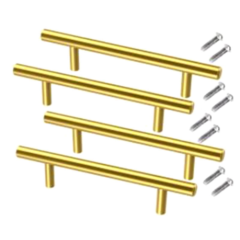 Growment 4PCS Gold Handles Resin Tray Molds Handles Epoxy Tray Handles