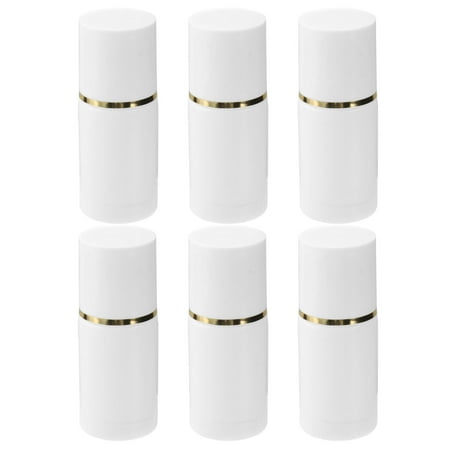 

NUOLUX 6Pcs Practical Sponge Head Liniment Bottles External Use Daub Bottles White 20ml
