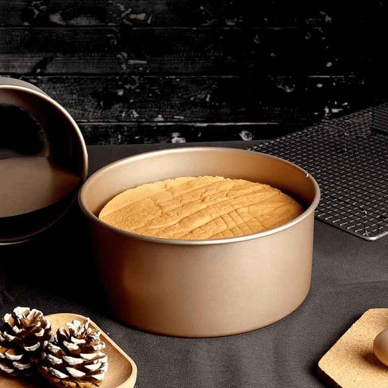 ENLOY Springform Pan Set of 3 Nonstick Cheese Cake Pan, Removable Bottom  Leakproof Cake Pan for Baker & Baking Enthusiast, Heart Round Square Cake  Pan 