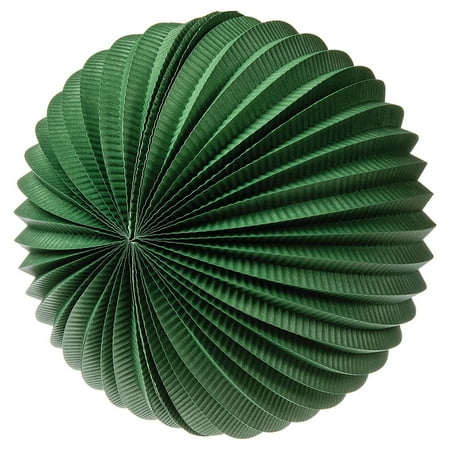 - Accordion Paper Lantern (12-Inch, Kelly Green) - Chinese/Japanese Hanging Decorations - For Home Decor, Parties, and Weddings