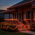 thumbnail image 2 of Indoor/Outdoor 100-Count LED Mini String Lights, Orange, 19.5', Halloween by Way To Celebrate, 2 of 8