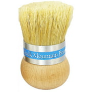ORIGINAL DESIGN by Chalk Mountain Brushes & Waxes - LARGE Palm Wax, upholstery &/or Stencil Boar Hair Bristle Brush. Designed for maximum comfort; Perfect for Arthritic Hands.