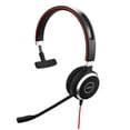 thumbnail image 1 of Jabra Evolve 40 UC Auriculares profesionales con cable, mono: auriculares telefónicos para mayor productividad, sonido superior para llamadas y música, conexión Jack/USB de 3,5 mm, diseño cómodo duran, 1 of 3