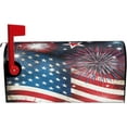 thumbnail image 3 of 4th of July American Flag Mailbox Covers Magnetic Standard Size 18x21 Inch Patriotic Mailbox Cover Magnetic Mailbox Covers Post Wraps Letter Box Cover for Home Garden Yard Decor, 3 of 7